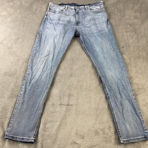 Levi's Jeans Mens 36x32 Blue 512 Slim Fit Light Wash Denim Straight Leg Pants
